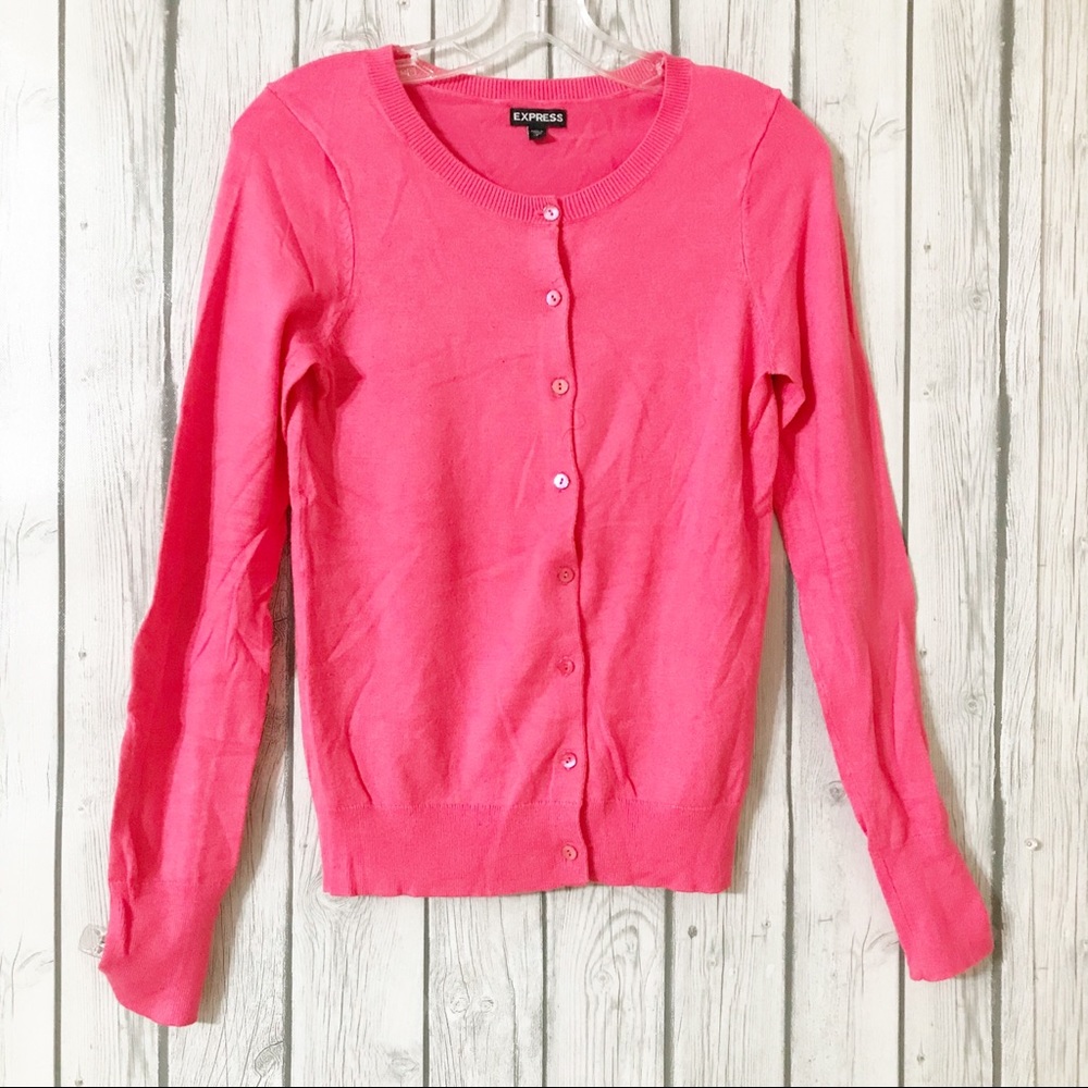 EXPRESS Pink Sweater Size: Small